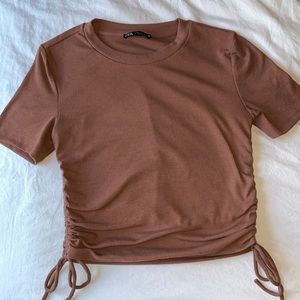 Zara mauve t shirt size medium